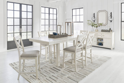 Ashley D642 7-Piece Dining Set Antique White