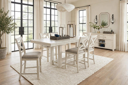Ashley D642 7-Piece Dining Set Antique White