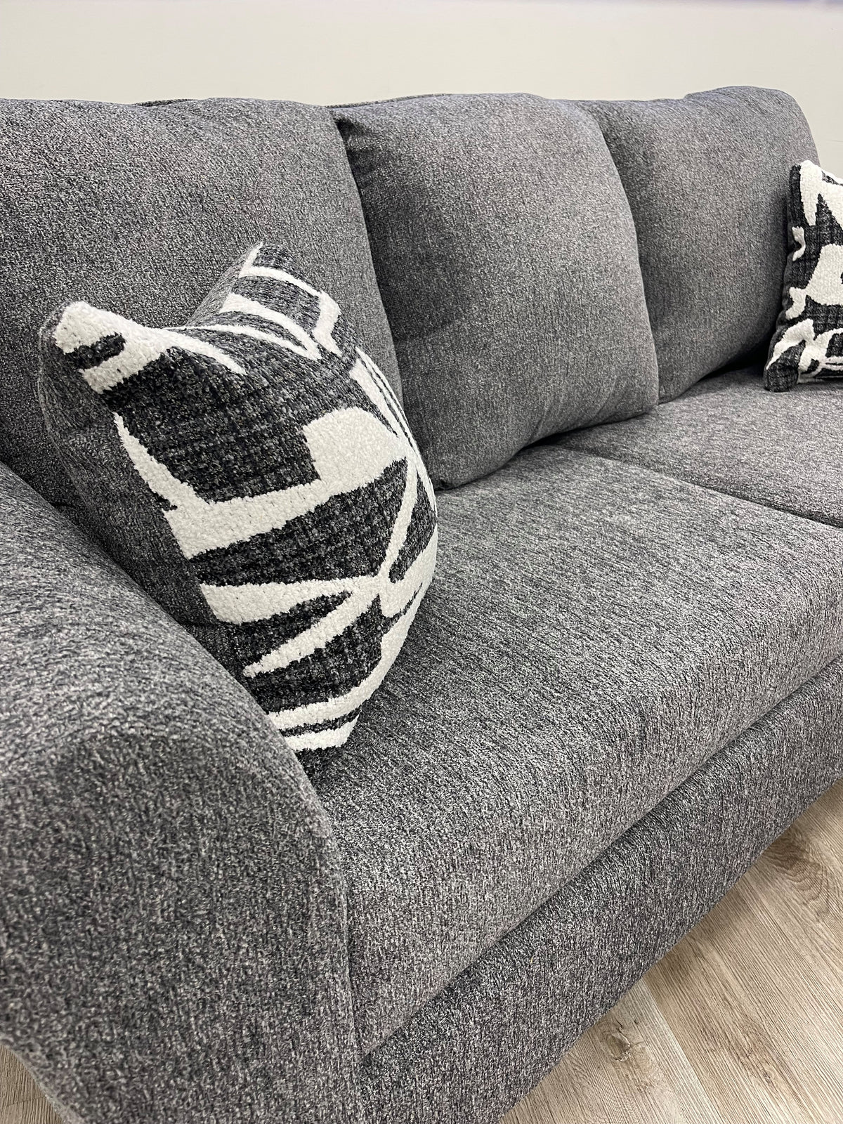 210 Stationary Sofa and Loveseat Set Gray