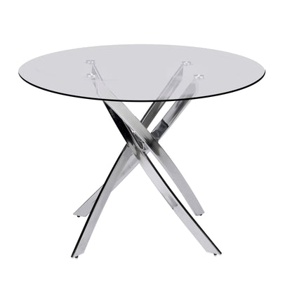 D106 5-Piece Dining Set Black