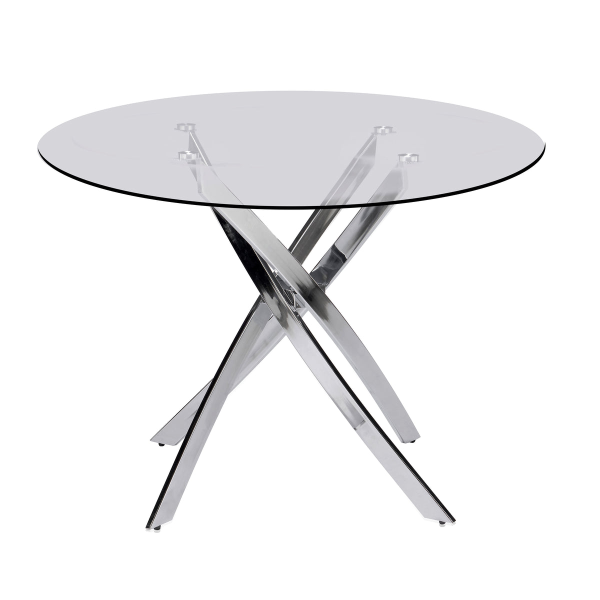 D108 5-Piece Dining Set White