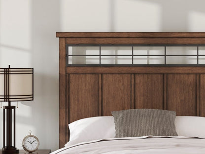 Ashley B849 5-Piece Bedroom Set Medium Brown