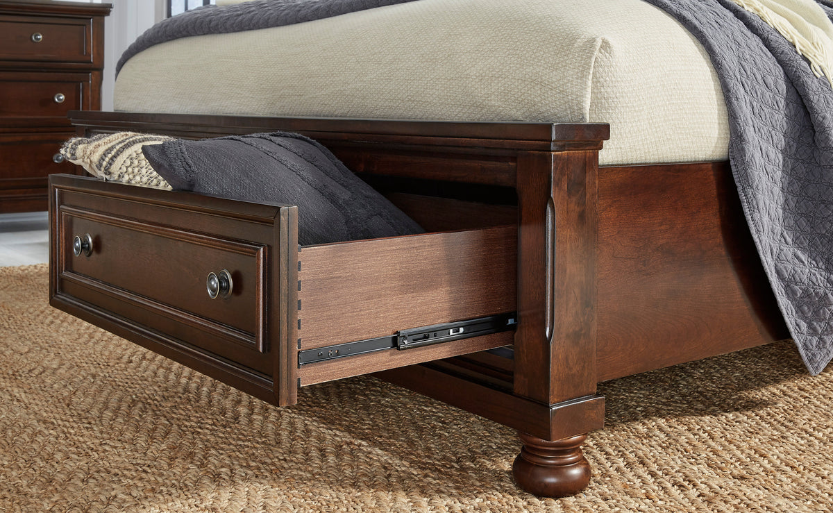 Ashley B697 5-Piece Bedroom Set Rustic Brown
