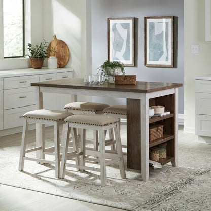 942 5-Piece Dining Set Two-Tone
