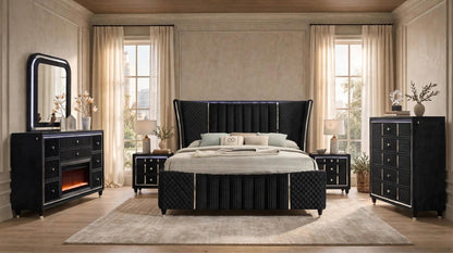 Cleopatra Bedroom Set Black