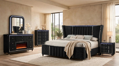 Cleopatra Bedroom Set Black