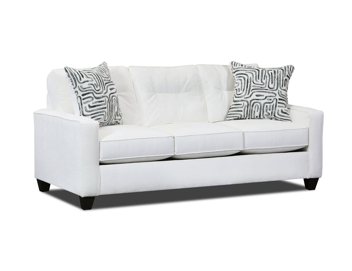 710 Sofa and Loveseat Set Cream