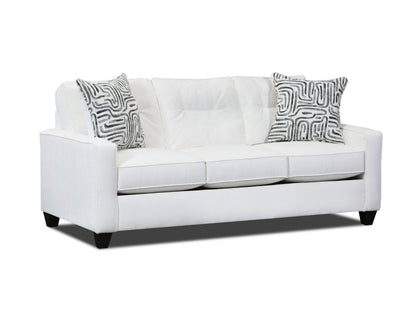 710 Sofa and Loveseat Set Cream