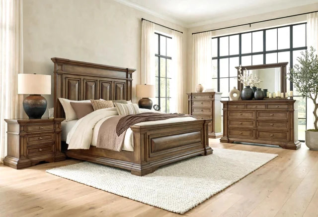 Ashley B949 5-Piece Bedroom Set Brown