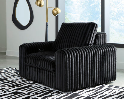 Ashley 8680315P Power Gliding Chaise Onyx