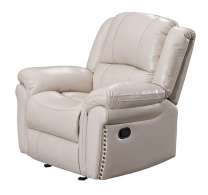 Monrose Reclining Living Room Sofa Loveseat and Chair 3-Piece Set Off-White