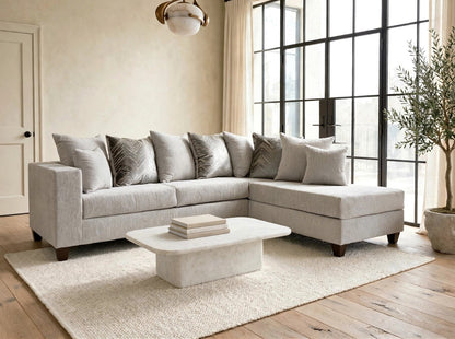 110 Stationary Sectional Sofa Dove