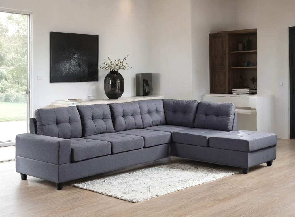 James Reversible Sectional Grey