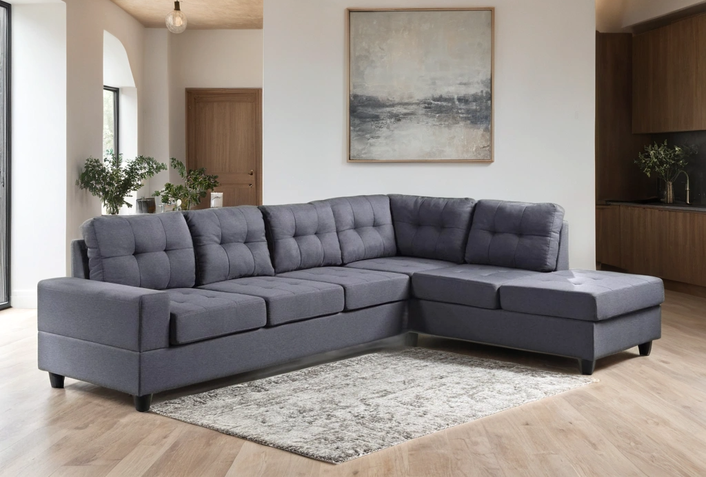 James Reversible Sectional Grey