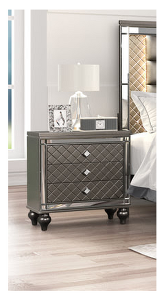 Stars Nightstand Charcoal