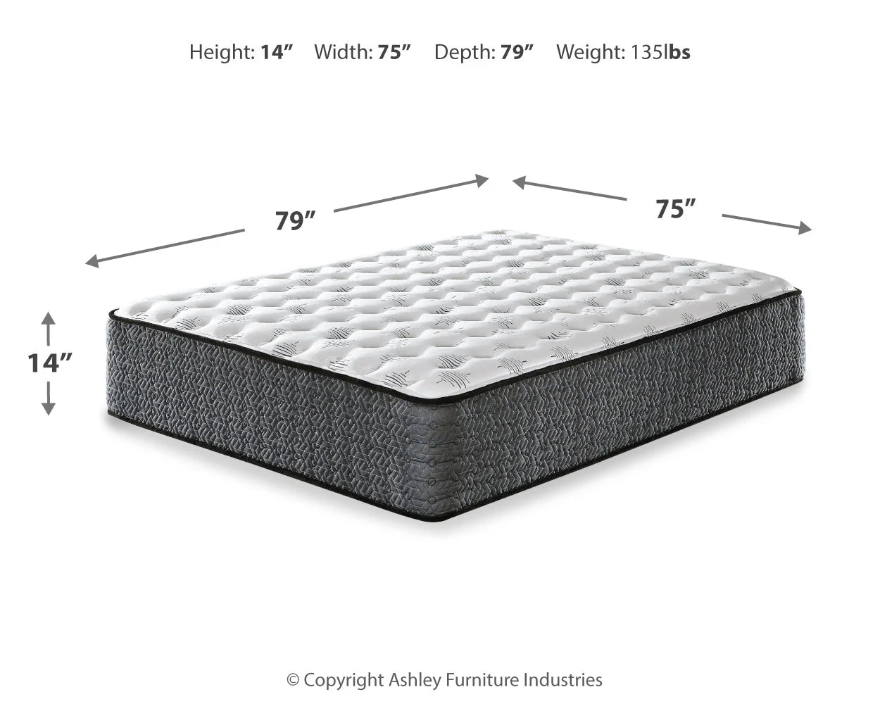 Queen Ultra Luxury Firm Tight Top with Memory Foam Mattress with Adjustable Base in White