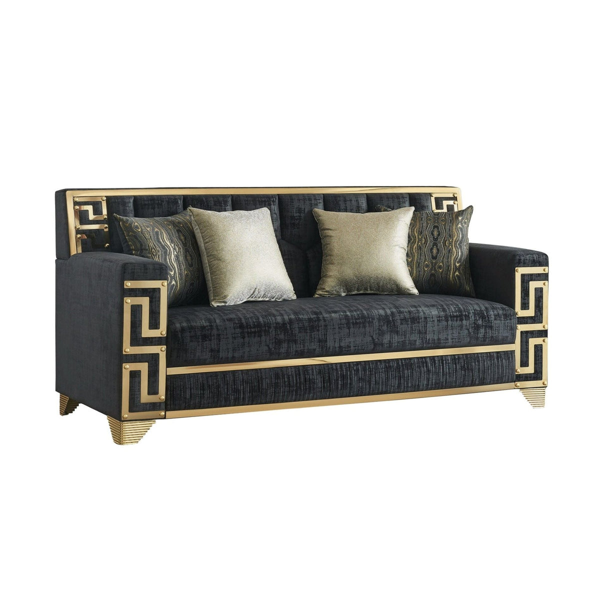 S3700 Hira Living Room Set Black