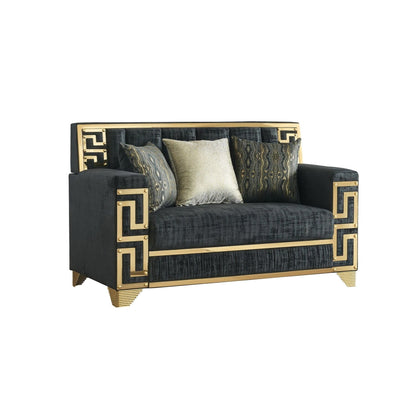 S3700 Hira Living Room Set Black