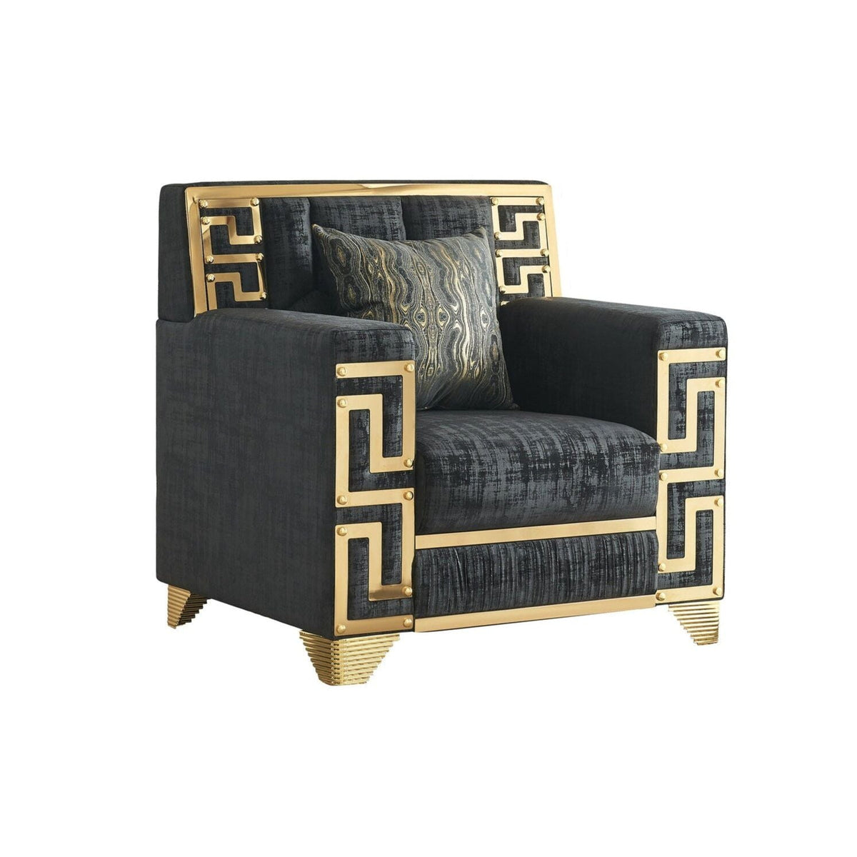 S3700 Hira Living Room Set Black